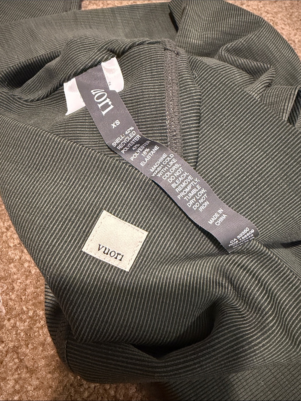 Vuori High-Waist jungle green Leggings - Picture 4 of 4
